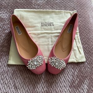 Pink pippa flats